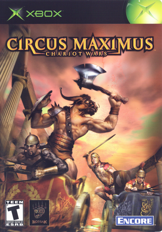 Circus Maximus Chariot Wars box art for Xbox